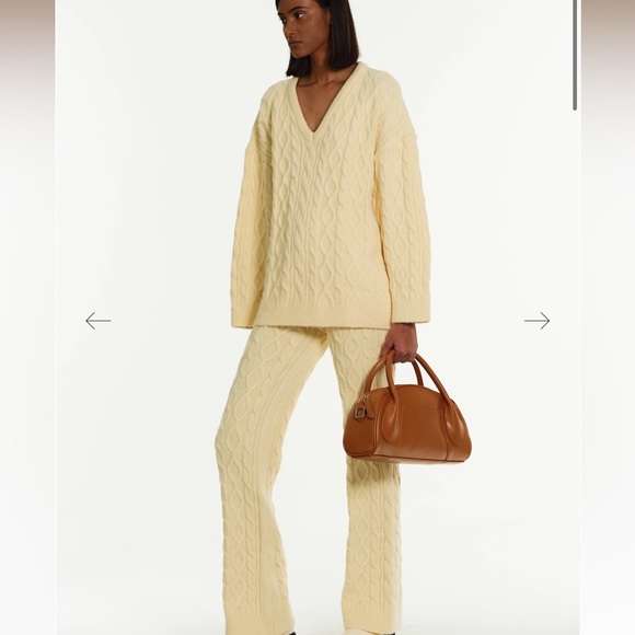 Source unknown cable sweater set barely worn - Picture 3 of 3